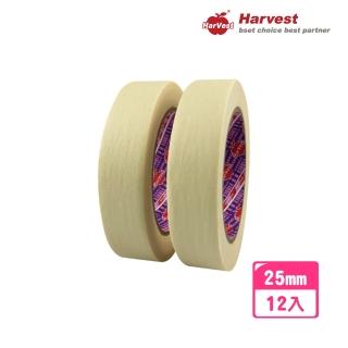 【HarVest】美紋膠帶 25mm*40M-12入(和紙膠帶/封箱膠帶)