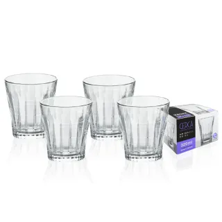 【ADERIA】日本製 直升冷茶玻璃杯 4入組(320ml)