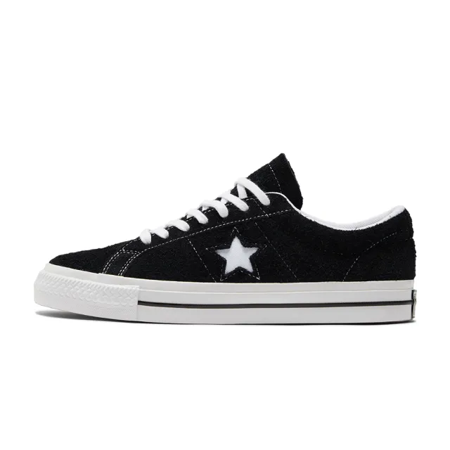 【CONVERSE品牌旗艦店】ONE STAR 低筒 男款 女款 休閒鞋 黑色(171587C)