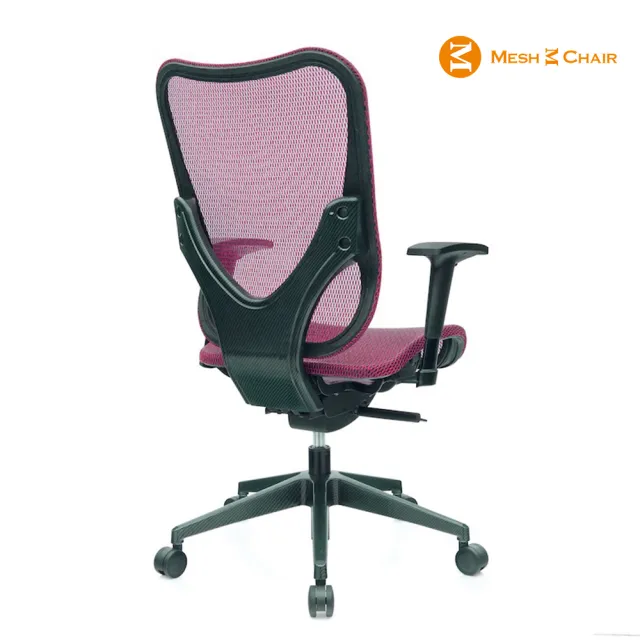 【Mesh 3 Chair】華爾滋人體工學網椅-無頭枕-紅色(人體工學椅、網椅、電腦椅)