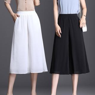 【麗質達人】2113實穿百搭雪紡褲AA(S-5XL)
