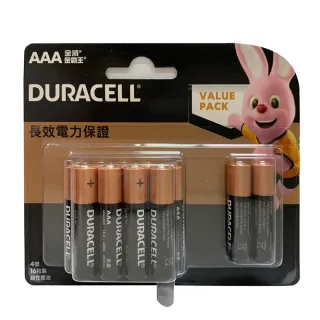 【DURACELL】金頂鹼性電池 4號AAA(16入裝)