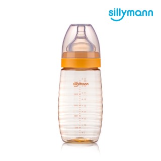 【sillymann】寬口徑母乳實感PPSU輕巧設計款蜂蜜奶瓶(260ml)
