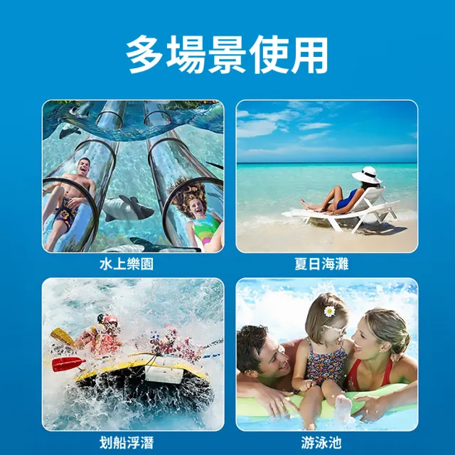 IPX8防水等級可觸控背掛袋/手機套_7吋(高清靈敏 掛脖手機袋 防雨 手機套 防水袋 游泳 潛水)