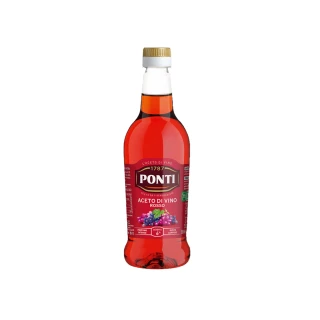 【PONTI】義大利 紅酒醋 500ml(紅葡萄酒醋)