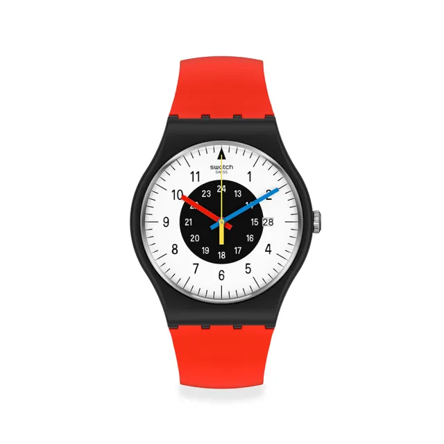 【SWATCH】New Gent 原創系列ROUGE & NOIR 手錶 瑞士錶 錶(41mm)