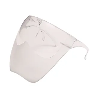 【原生良品】防疫/防飛沫/防塵/防油全臉隔離防護面罩/護目眼鏡面罩(兩色可選)