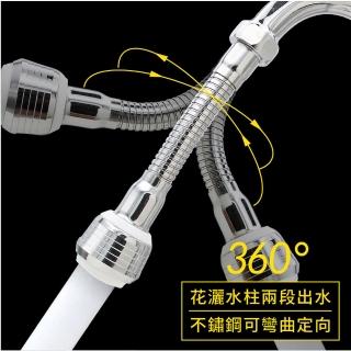 【CHINDAO 清島牌】不鏽鋼可彎曲兩段式水波器(臺灣製)