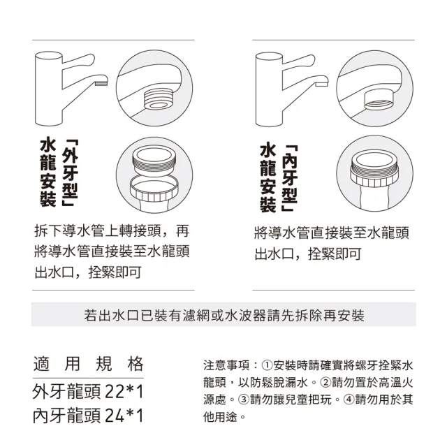 【CHINDAO 清島牌】不鏽鋼可彎曲兩段式水波器(台灣製)