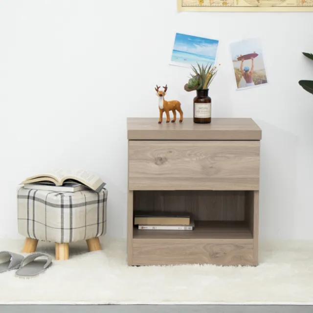 【IDEA】暖色木作低甲醛抽屜床頭櫃/收納櫃
