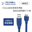 【POLYWELL】USB3.0 Type-A公對Micro-B公 5Gbps高速傳輸線 25公分