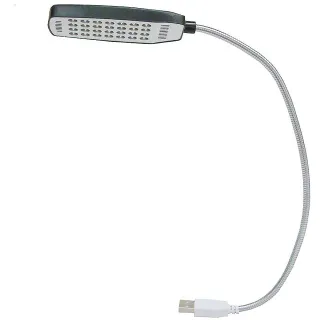 【月陽】28LED蛇頸USB燈檯燈工作燈閱讀燈手電筒小夜燈(LZY028)