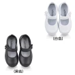 【TOPU ONE】16-23cm兒童鞋 公主鞋 黑白學生鞋 霧面輕量緩震抗菌防臭(白&黑色)