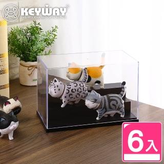 【KEYWAY 聯府】公仔展示盒L-6入(公仔陳列盒 公仔收納盒 MIT臺灣製造)