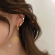 【Anpan】韓國東大門簡約復古法式金屬四件套件組耳環