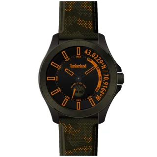 【Timberland】軍事風迷彩大三針手錶-43.5mm(TDWGM2101401)