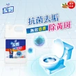 【潔霜】S浴廁專用清潔劑-抗菌去垢潔淨杏香(3800g/入-8入)