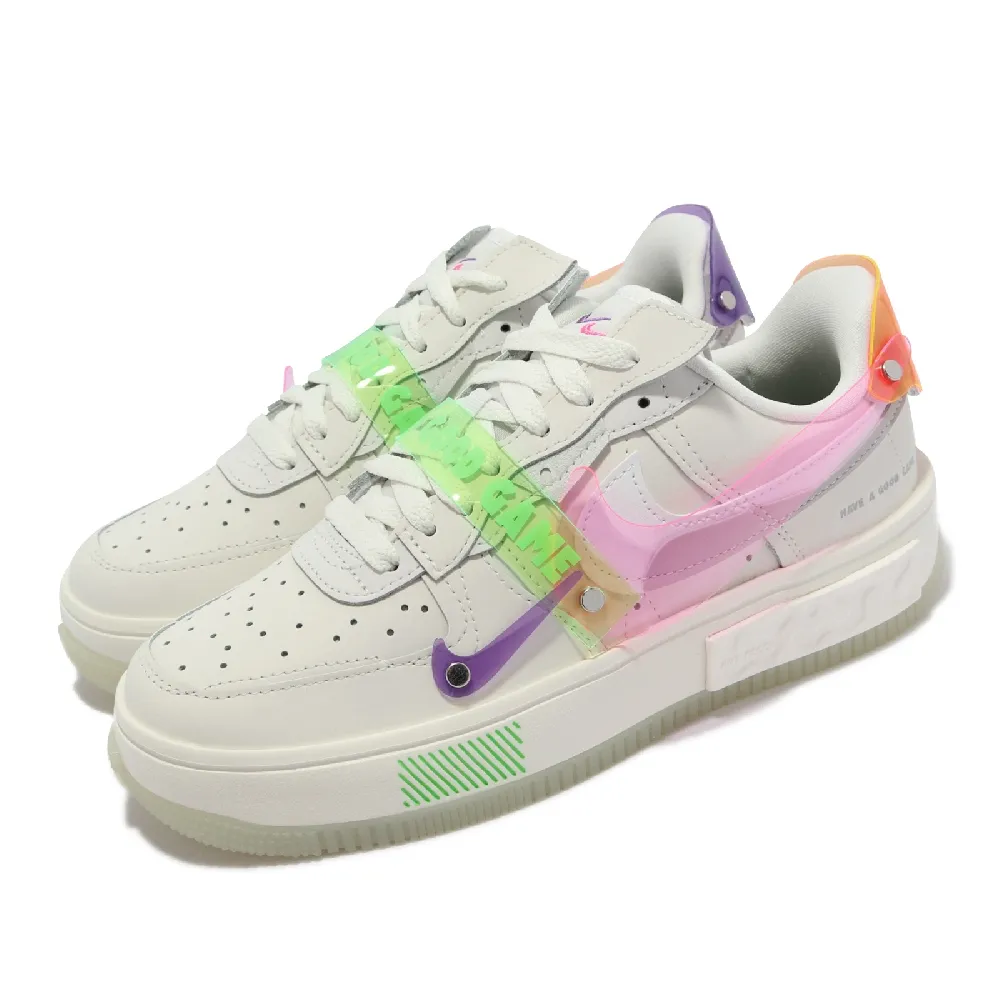 NIKE 耐吉】休閒鞋Air Force 1 Fontanka 女鞋經典款React泡棉電