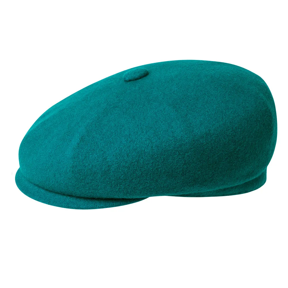 【KANGOL】WOOL HAWKER 鴨舌帽(碧綠色)