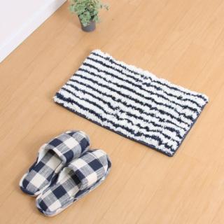 【NITORI 宜得利家居】浴室踏墊 BORDER 30×50 NV(BORDER)