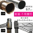【A+Courbe】MIT耐重鐵力士鍍鉻移動式萬用收納二層架45x45x185cm(置物架 電器架 床邊櫃 鞋架)
