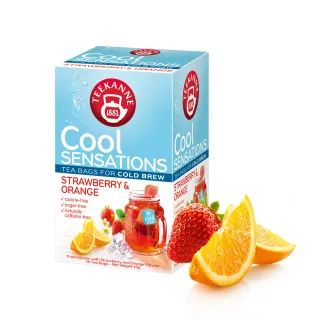 【TEEKANNE 恬康樂】草莓香橙水果茶(2.5gx18包/ 盒)