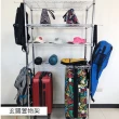 【A+Courbe】MIT耐重鐵力士鍍鉻萬用收納五層架45x45x150cm(置物架 電器架 床邊櫃 鞋架)