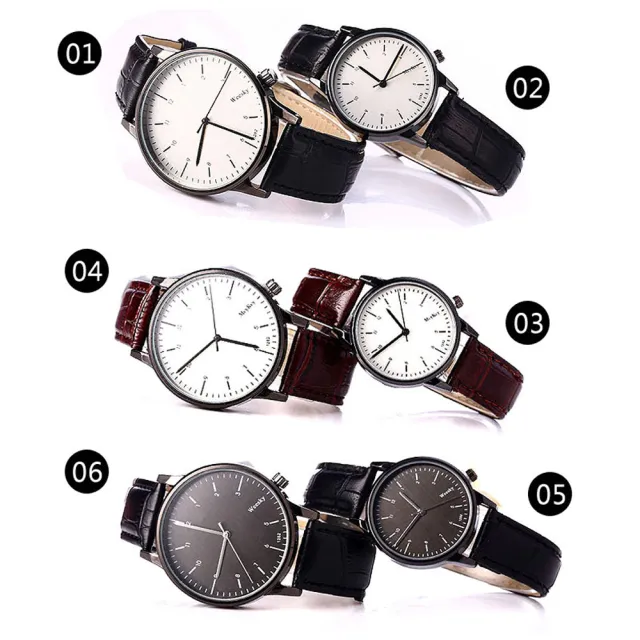 【ENANSHOP 惡南宅急店】韓風簡約手錶 多款任選 情侶對錶 金屬錶皮革錶 女錶 男錶 對錶石英錶-0572F
