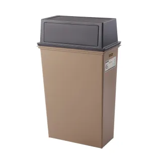 【日本天馬】e-LABO寬型推掀式垃圾桶/收納籃/收納桶-45L(日本 進口 收納 整理 塑膠)