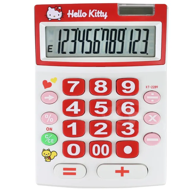 【E-MORE】HelloKitty 12位數計算機 KT2289