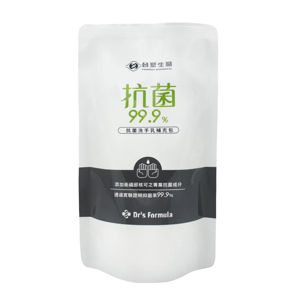 【Dr’s Formula 台塑生醫】抗菌 洗手乳 補充包 400g X 6包