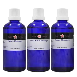 【BodyTemple 身體殿堂】特調SPA複方按摩油100mlx3-放鬆組合(買二送一)