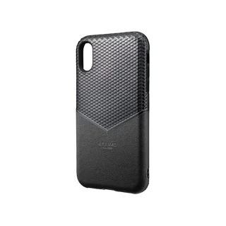 【Gramas】iPhone XR 6.1吋 邊際 軍規防摔經典手機殼(黑)