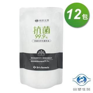 【Dr’s Formula 臺塑生醫】抗菌 洗手乳 補充包 400g X 12包