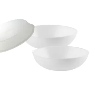 【CorelleBrands 康寧餐具】純白3件式餐盤組(C36)