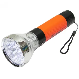 【月陽】大型充電式9+4強光聚焦LED手電筒露營燈小夜燈(NM-1477)