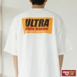 【AMERO】限時特賣 正韓 男裝圓領短袖T恤(韓國ULTRA印花 寬鬆版型 落肩款 五分袖 情侶裝)