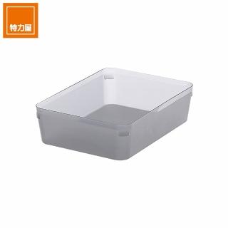 【特力屋】深型整理盒 寶來4號 灰 2.7L OH-042