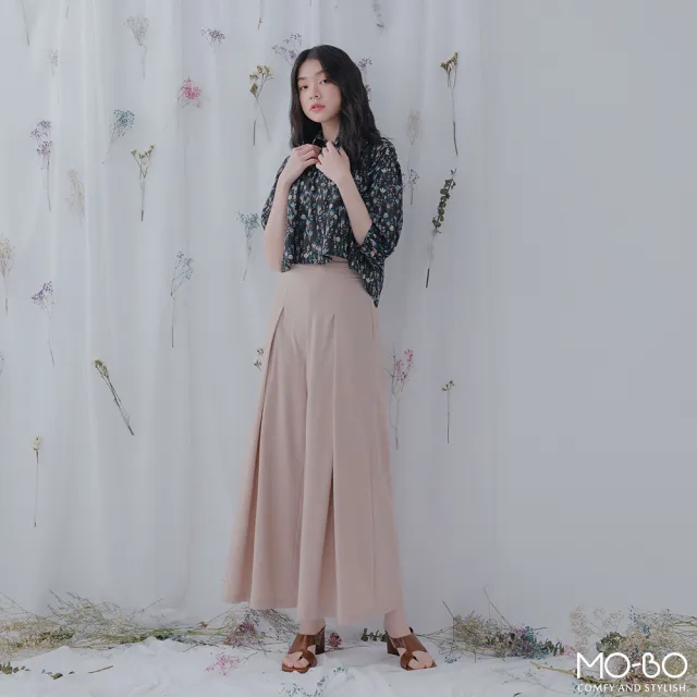 【MO-BO】動靈光芒前折長寬褲(褲子)