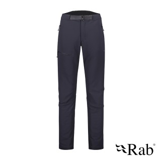 【RAB】Incline AS Pants Wmns 防風防潑水軟殼長褲 女款 烏木灰 #QFU85