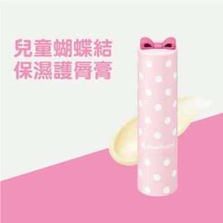 【韓國 PEACHAND】兒童蝴蝶結保濕護唇膏 透明(韓系超可愛蝴蝶結公主護唇膏)