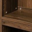 【特力屋】萊特書櫃空櫃配件 深木色 40x30x174.2cm