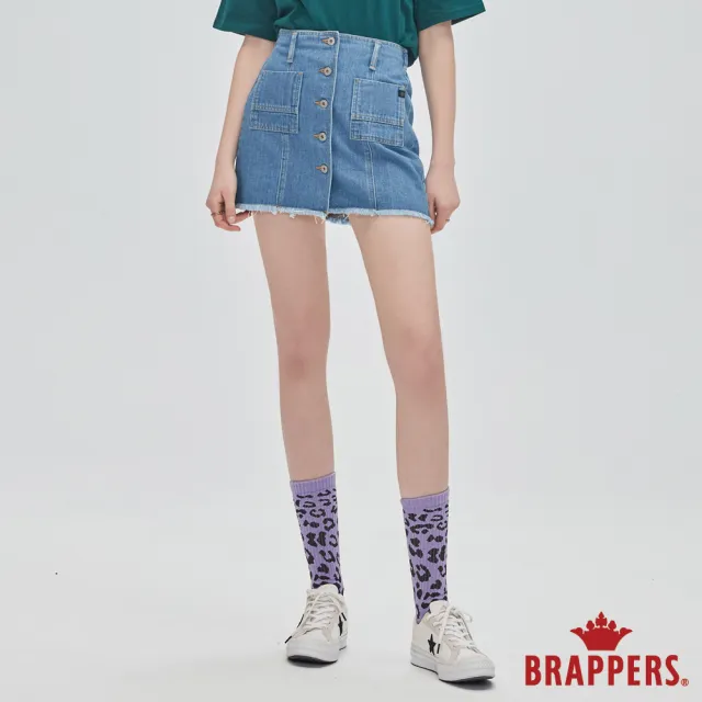 【BRAPPERS】女款 Boy Friend系列-全棉短裙(淺藍)