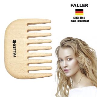【FALLER 芙樂】德國製掌上型寬木齒梳特捲髮也可用FSC優質木材(扁梳/梳頭造型美容/99狂購)