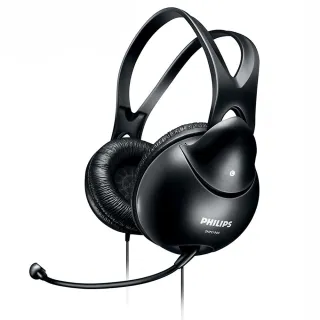 【Philips 飛利浦】SHM1900頭戴式電腦耳機麥克風(柔軟覆耳式耳墊/手機/平版/筆電)