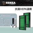 【RENZA】適用Honeywell HHT-155 HAP-801APTW 802WTW 空氣清淨機(抗菌HEPA濾網 濾芯)
