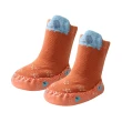 【JoyNa】3雙入-寶寶襪印花包邊點膠室內學步鞋(地板襪.防滑.皮底.學布鞋)