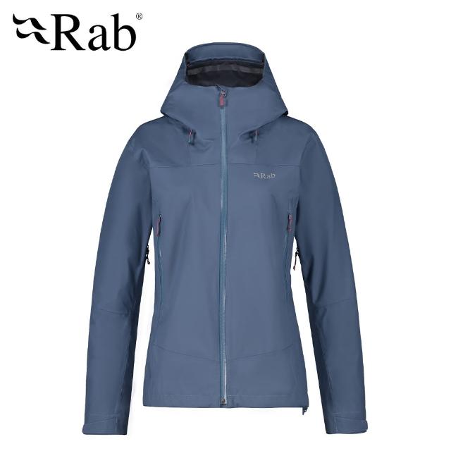 【RAB】Arc Eco Jacket Wmns 防風防水連帽外套 女款 白令海藍 #QWH08