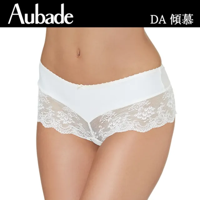 【Aubade】傾慕蕾絲平口褲-DA(牙白)
