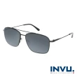【INVU】瑞士極細簡約飛行員偏光太陽眼鏡(銀灰 P1103A)